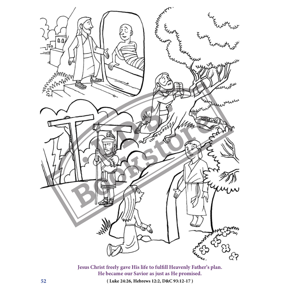 Heavenly Father's Plan of Salvation Coloring Book - AKC-9781973189947