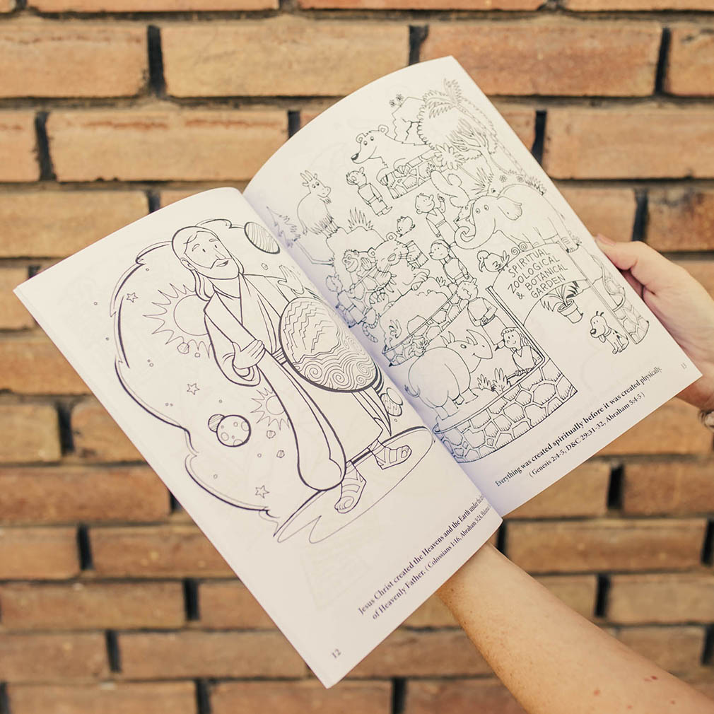 Heavenly Father's Plan of Salvation Coloring Book - AKC-9781973189947
