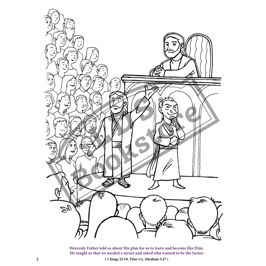 Heavenly Father's Plan of Salvation Coloring Book - AKC-9781973189947