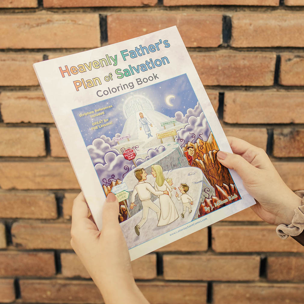 Heavenly Father's Plan of Salvation Coloring Book - AKC-9781973189947
