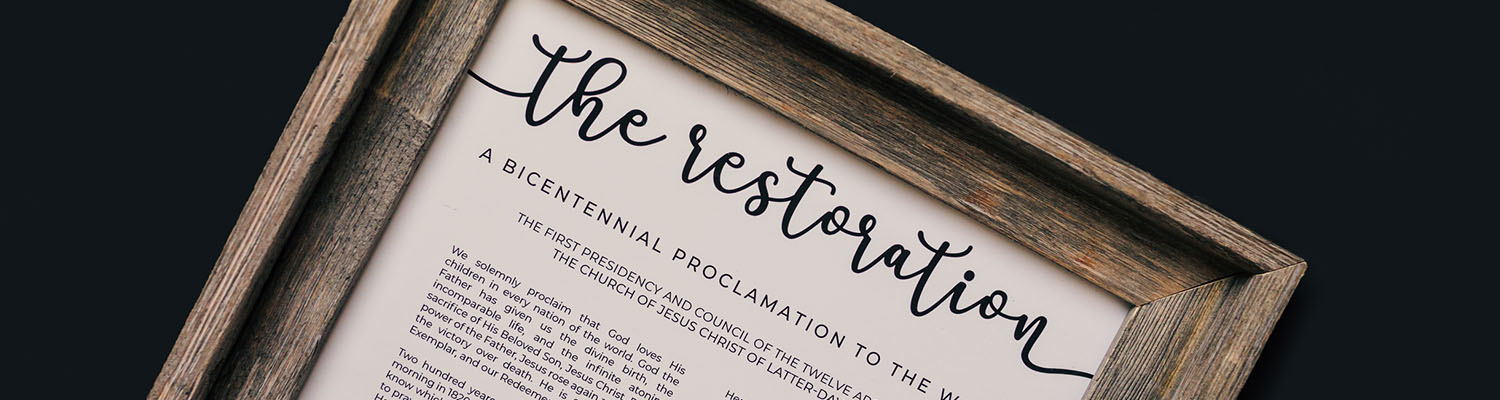 Restoration Proclamation Art