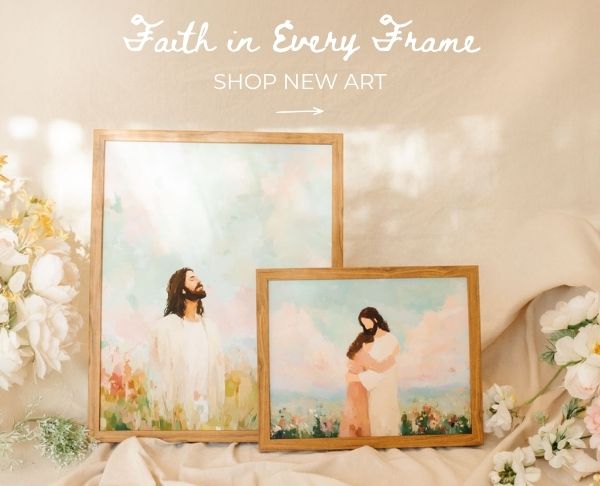 LDS Pastel Art Prints of Jesus