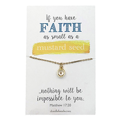 Mustard Seed Necklace – Faith As Small As a Mustard Seed mustard seed, mustard seed necklace