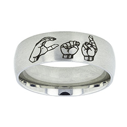 ASL Choose the Right Ring - Wide ASL CTR Ring