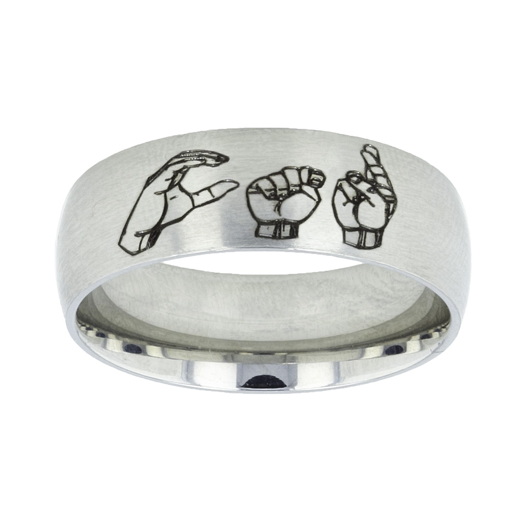 ASL Choose the Right Ring - Wide - LDP-RNGB15107