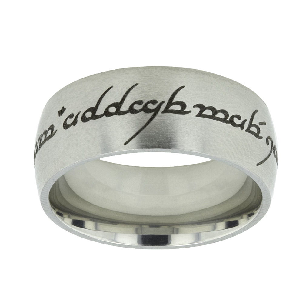 Elvish Choose the Right Ring - Wide - LDP-RNGB15118