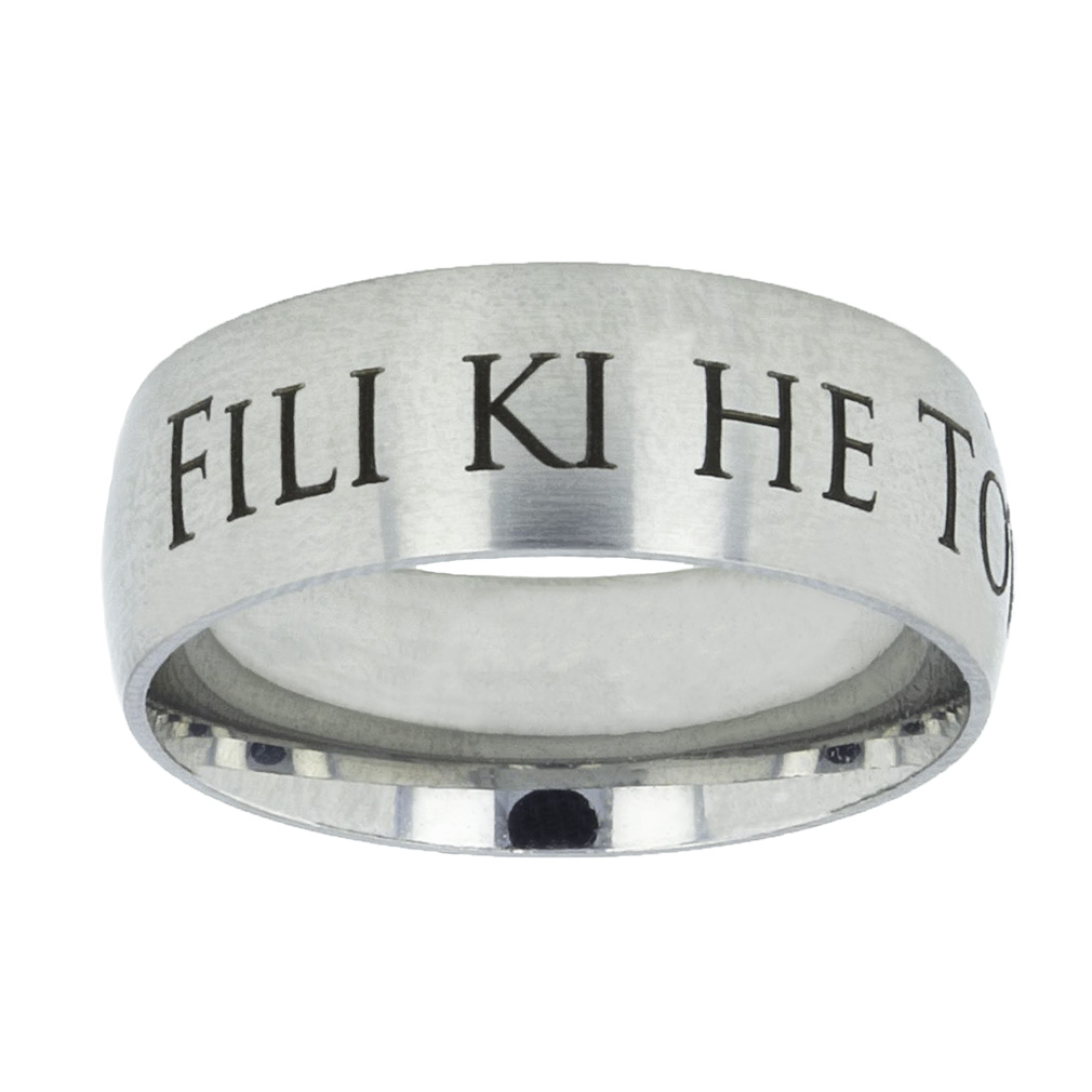 Tongan Choose the Right Ring - Wide - LDP-RNGB15146