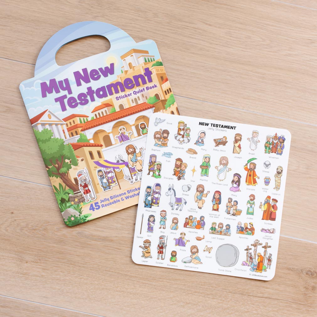 New Testament Jelly Sticker Quiet Book - LDP-JQB-NT