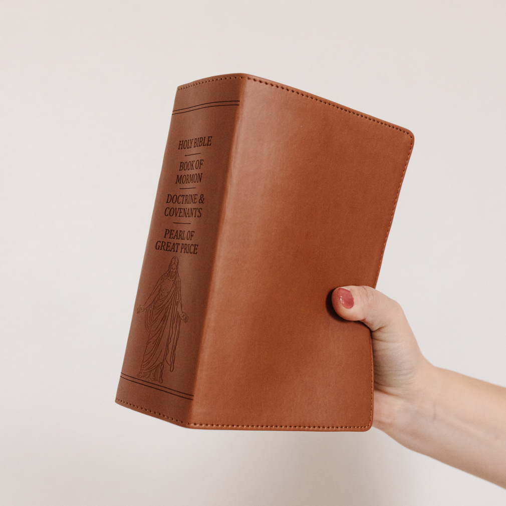 Hand-Bound Simulated Leather Quad - Bark Brown - LDP-HB-RQ-BB