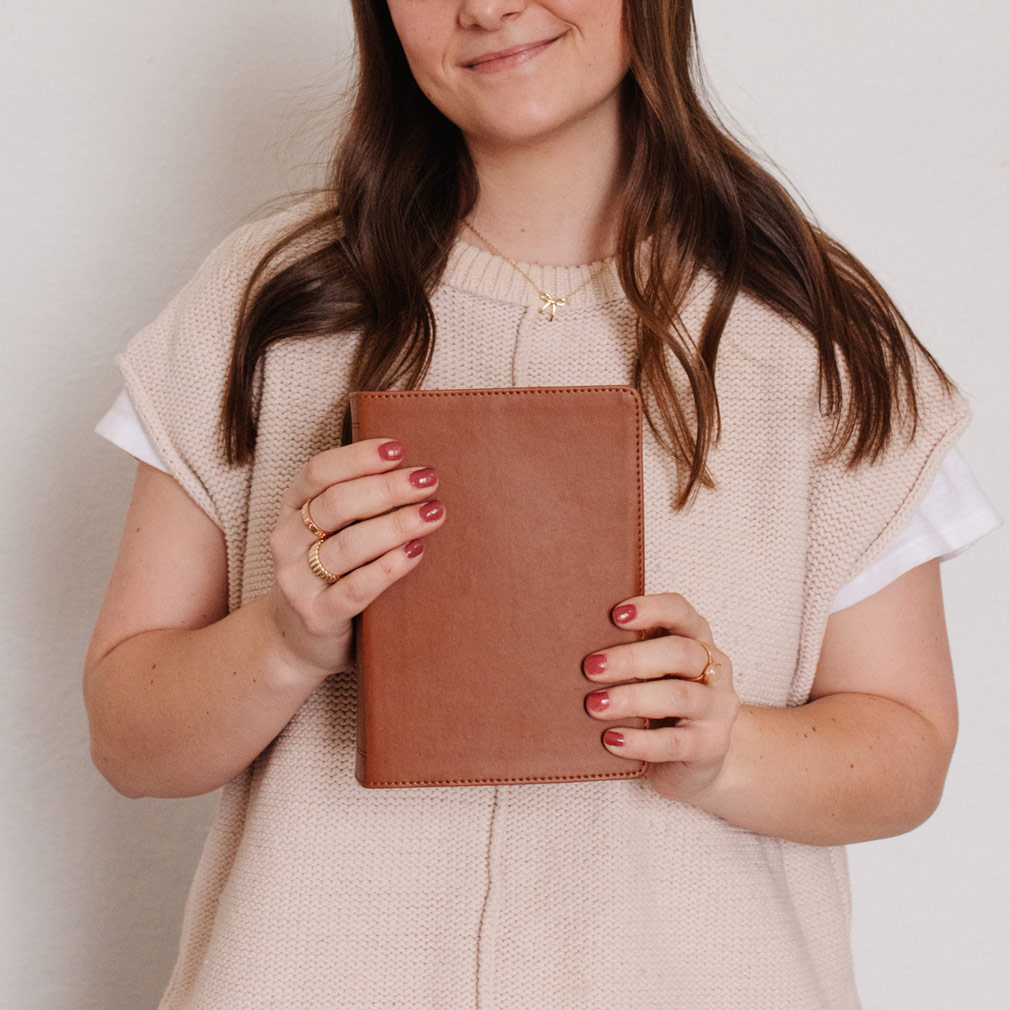 Hand-Bound Simulated Leather Quad - Bark Brown - LDP-HB-RQ-BB