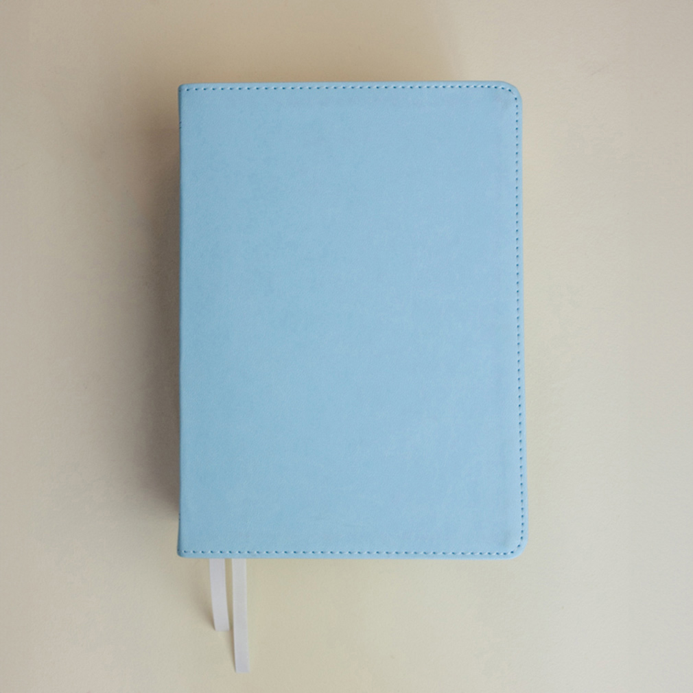 Hand-Bound Simulated Leather Quad - Breezy Blue - LDP-HB-RQ-BRBL