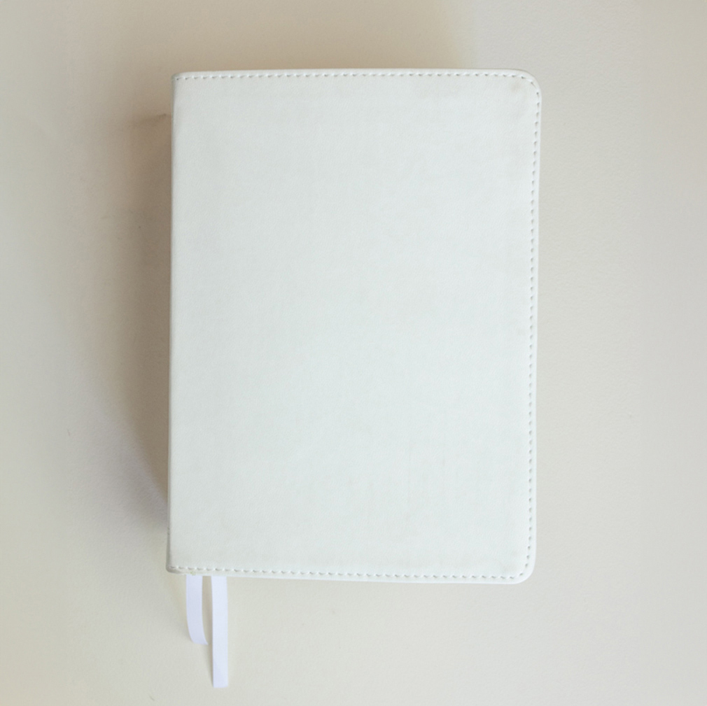 Hand-Bound Simulated Leather Quad - Cloud White - LDP-HB-RQ-CW