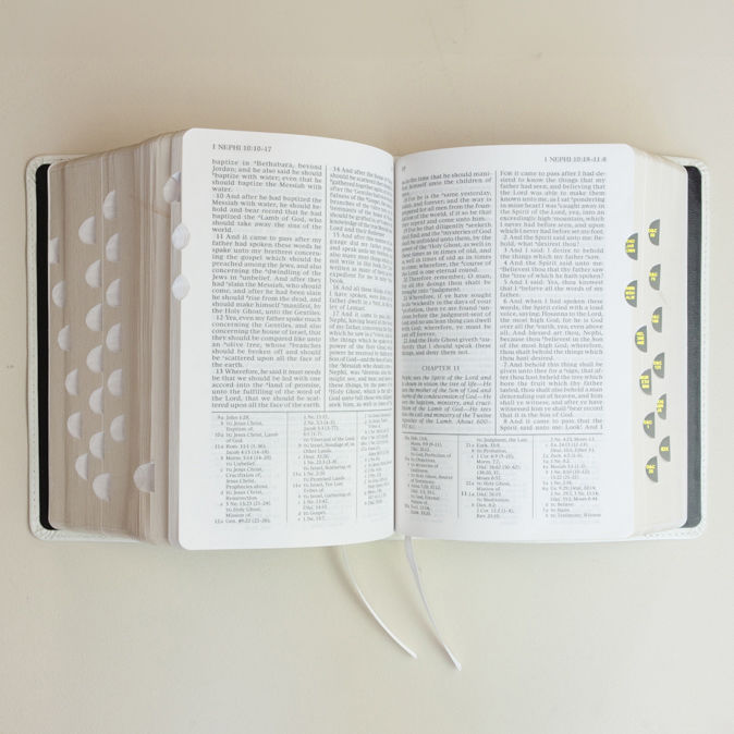 Hand-Bound Simulated Leather Quad - Cloud White - LDP-HB-RQ-CW
