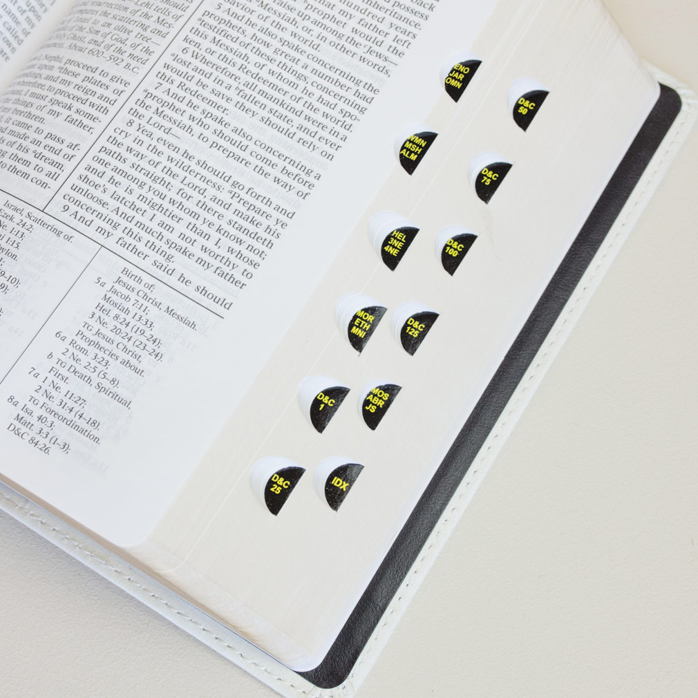 Hand-Bound Simulated Leather Quad - Cloud White - LDP-HB-RQ-CW
