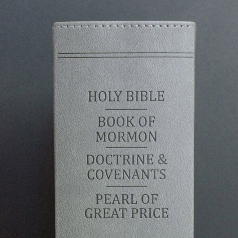 Hand-Bound Simulated Leather Quad - Falcon Gray - LDP-HB-RQ-FG