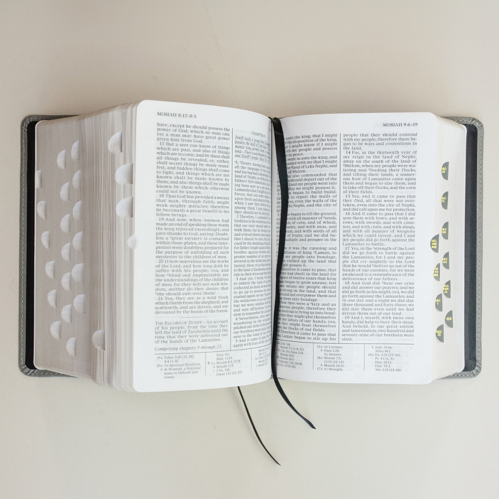Hand-Bound Simulated Leather Quad - Falcon Gray - LDP-HB-RQ-FG