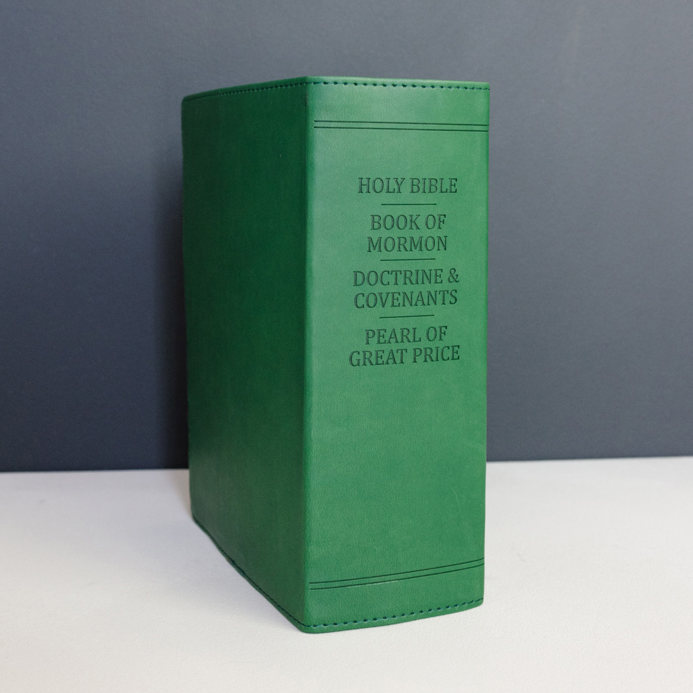 Hand-Bound Simulated Leather Quad - Highland Green - LDP-HB-RQ-HG