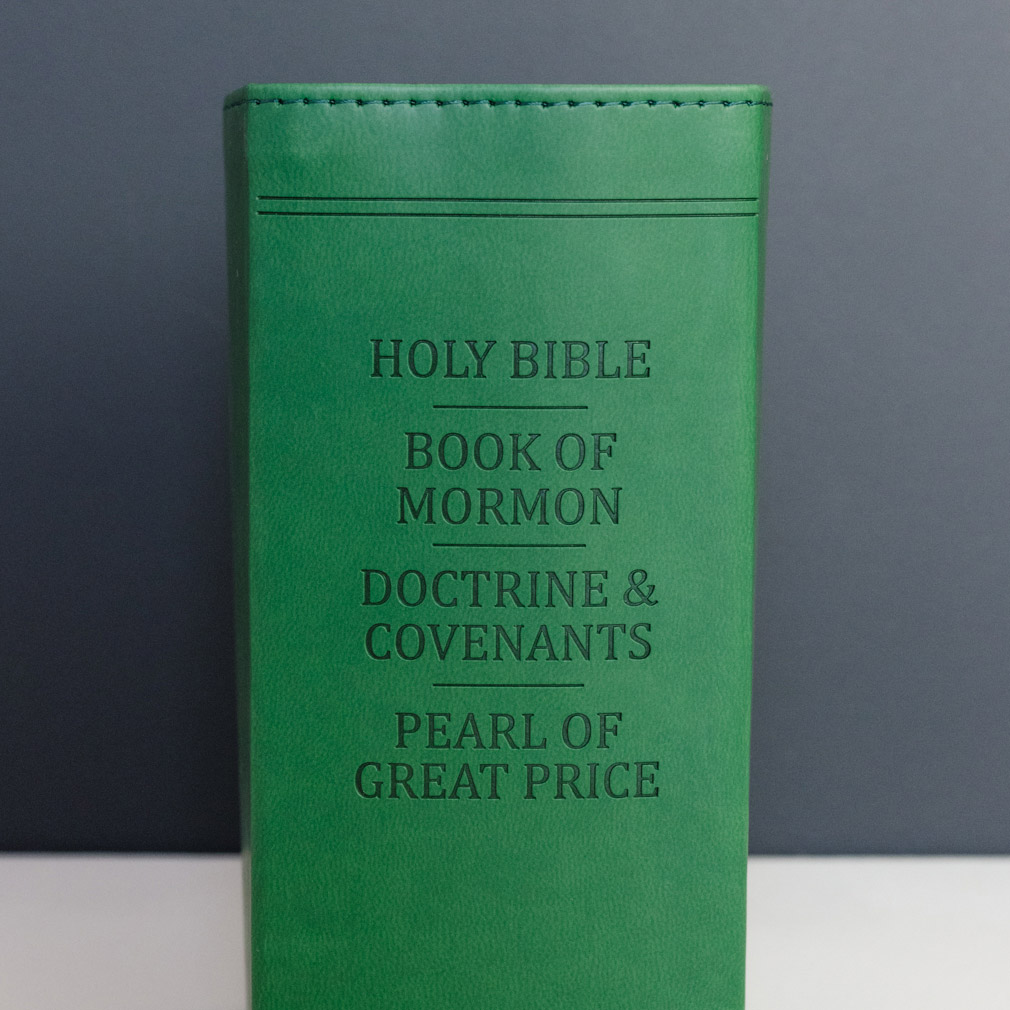 Hand-Bound Simulated Leather Quad - Highland Green - LDP-HB-RQ-HG