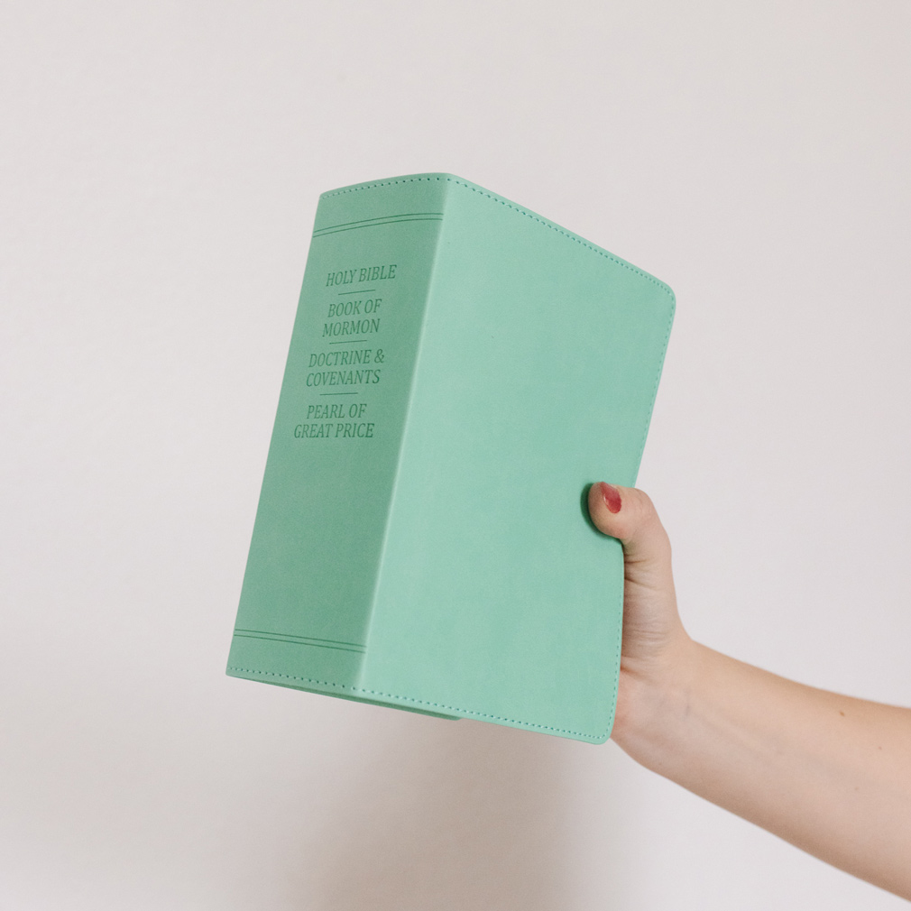Hand-Bound Simulated Leather Quad - Tropical Turquoise - LDP-HB-RQ-TT