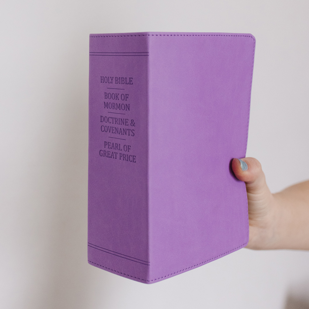 Hand-Bound Simulated Leather Quad - Wisteria Purple - LDP-HB-RQ-WP