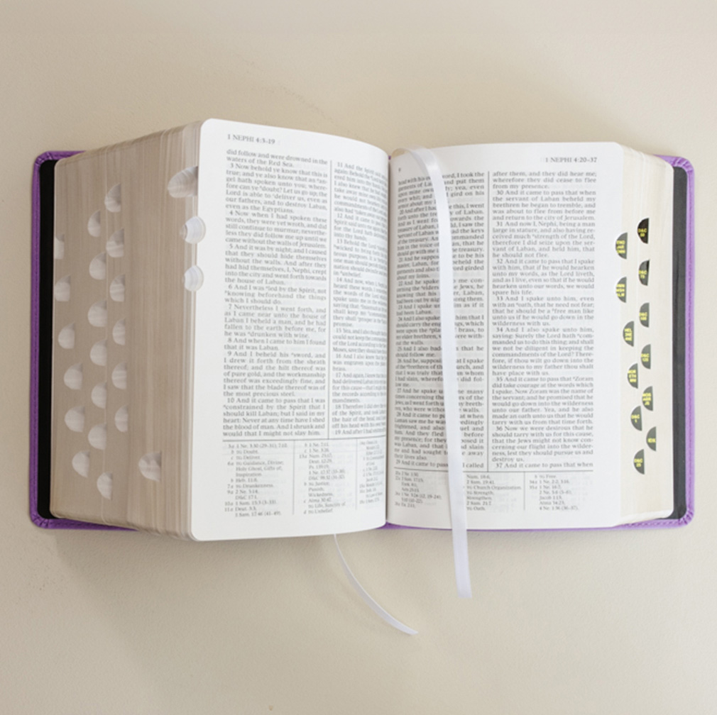 Hand-Bound Simulated Leather Quad - Wisteria Purple - LDP-HB-RQ-WP