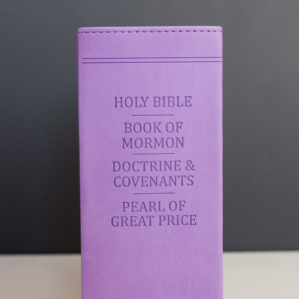 Hand-Bound Simulated Leather Quad - Wisteria Purple - LDP-HB-RQ-WP