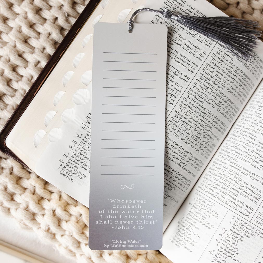 Living Water Bookmark - LDP-BKMK-LW