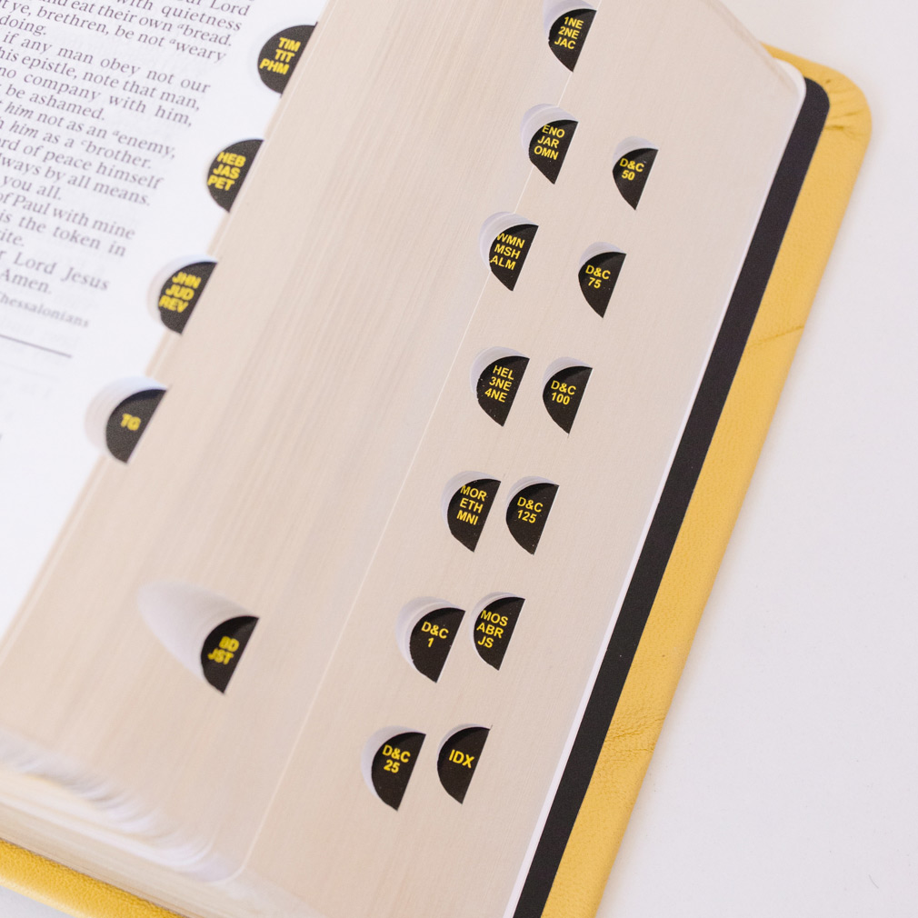Pre-Made Hand-Bound Genuine Leather Quad - Buttercup Yellow - LDP-HB-RQ-BCY-PM