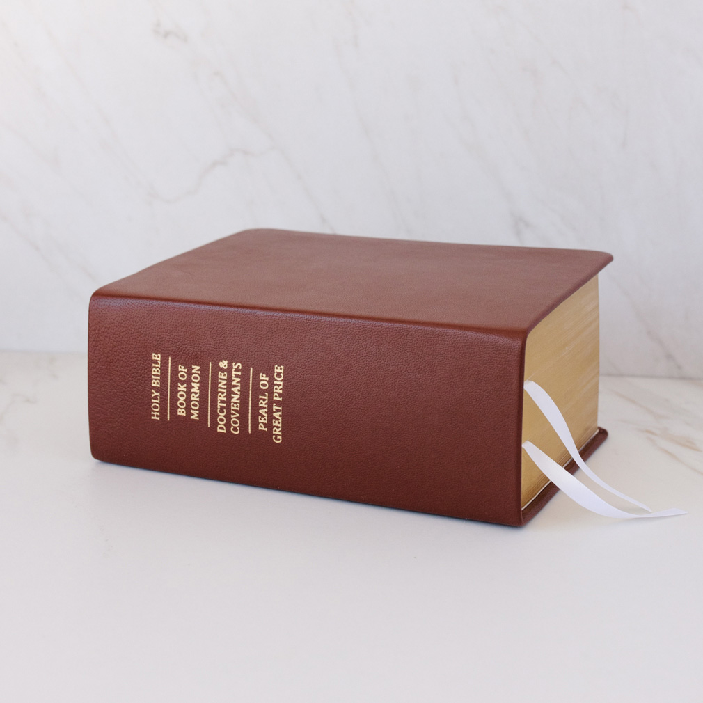 Pre-Made Hand-Bound Genuine Leather Quad - Rustic Brown - LDP-HB-RQ-RBR-PM
