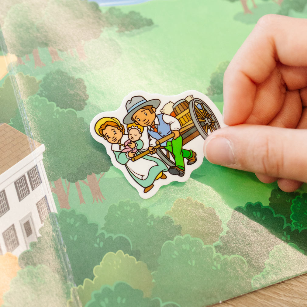 History of the Church Jelly Sticker Quiet Book - LDP-JQB-CH