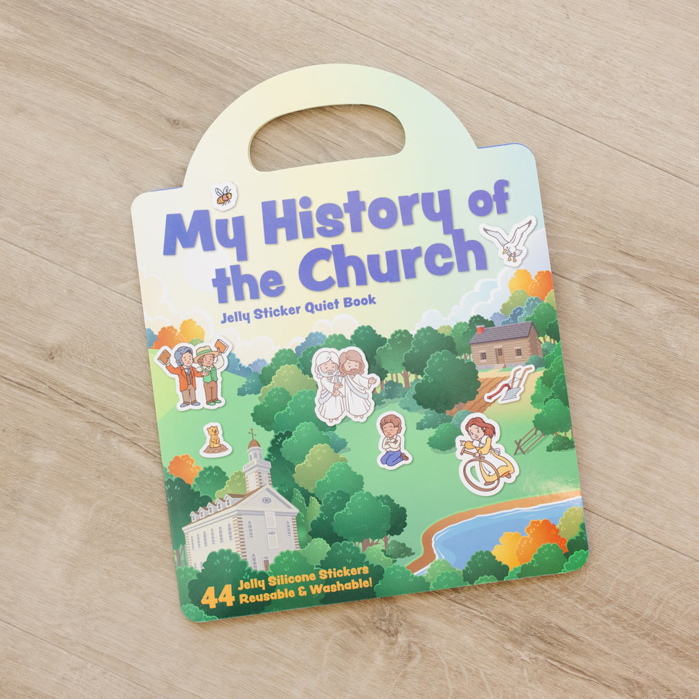 History of the Church Jelly Sticker Quiet Book - LDP-JQB-CH