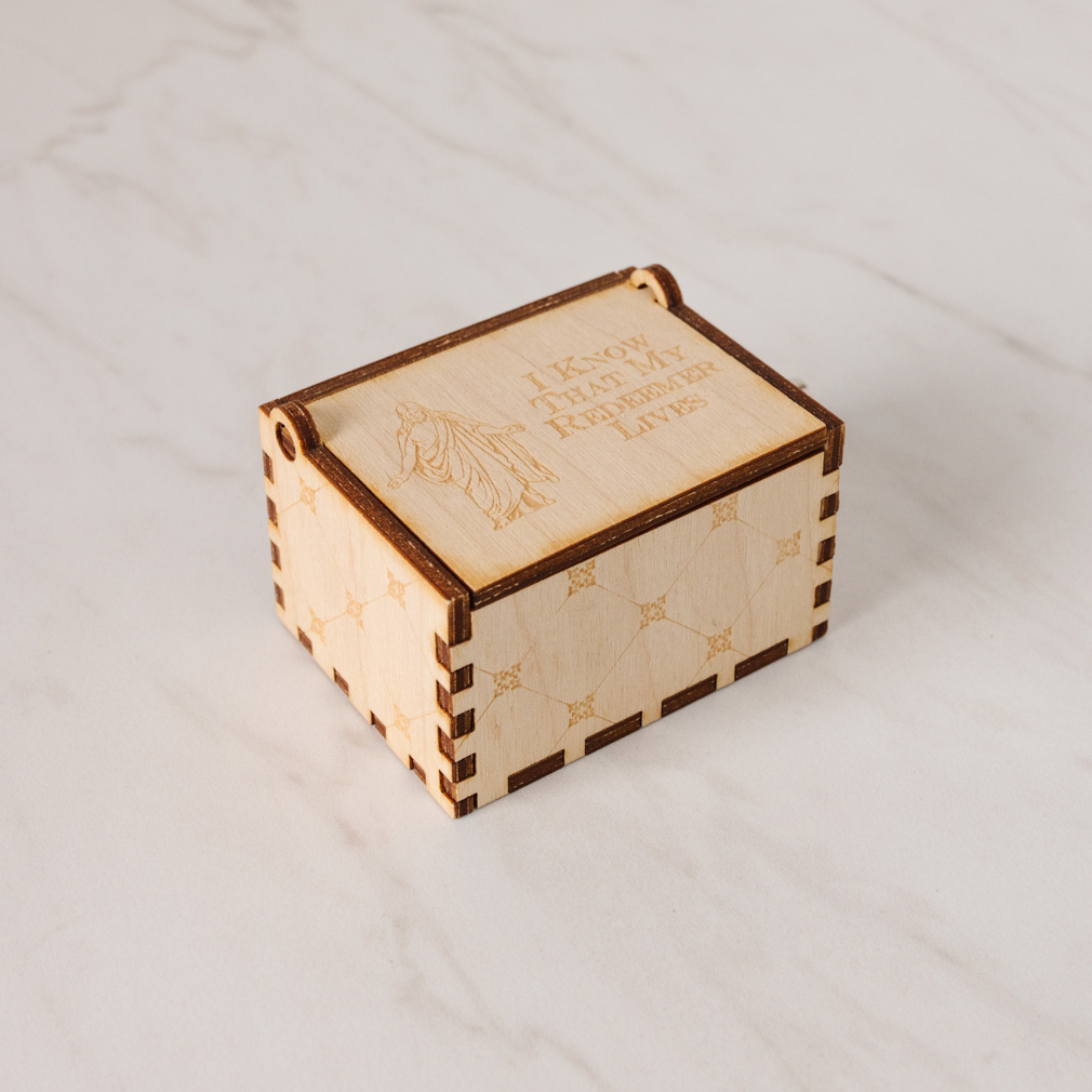 I Know That My Redeemer Lives Music Box - Christus - LDP-MB-SMP-CHRIST-RL