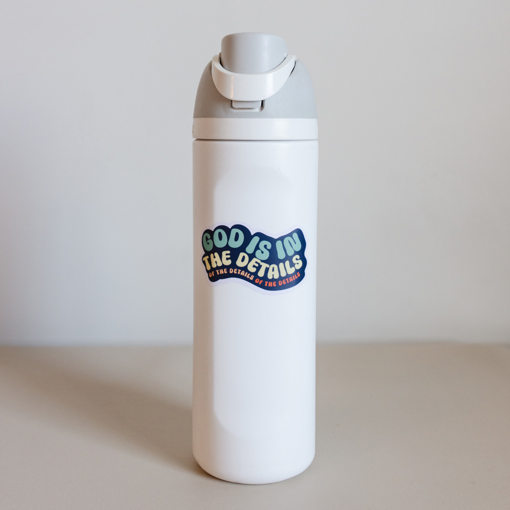 God is In the Details Vinyl Sticker - LDP-VS-GID