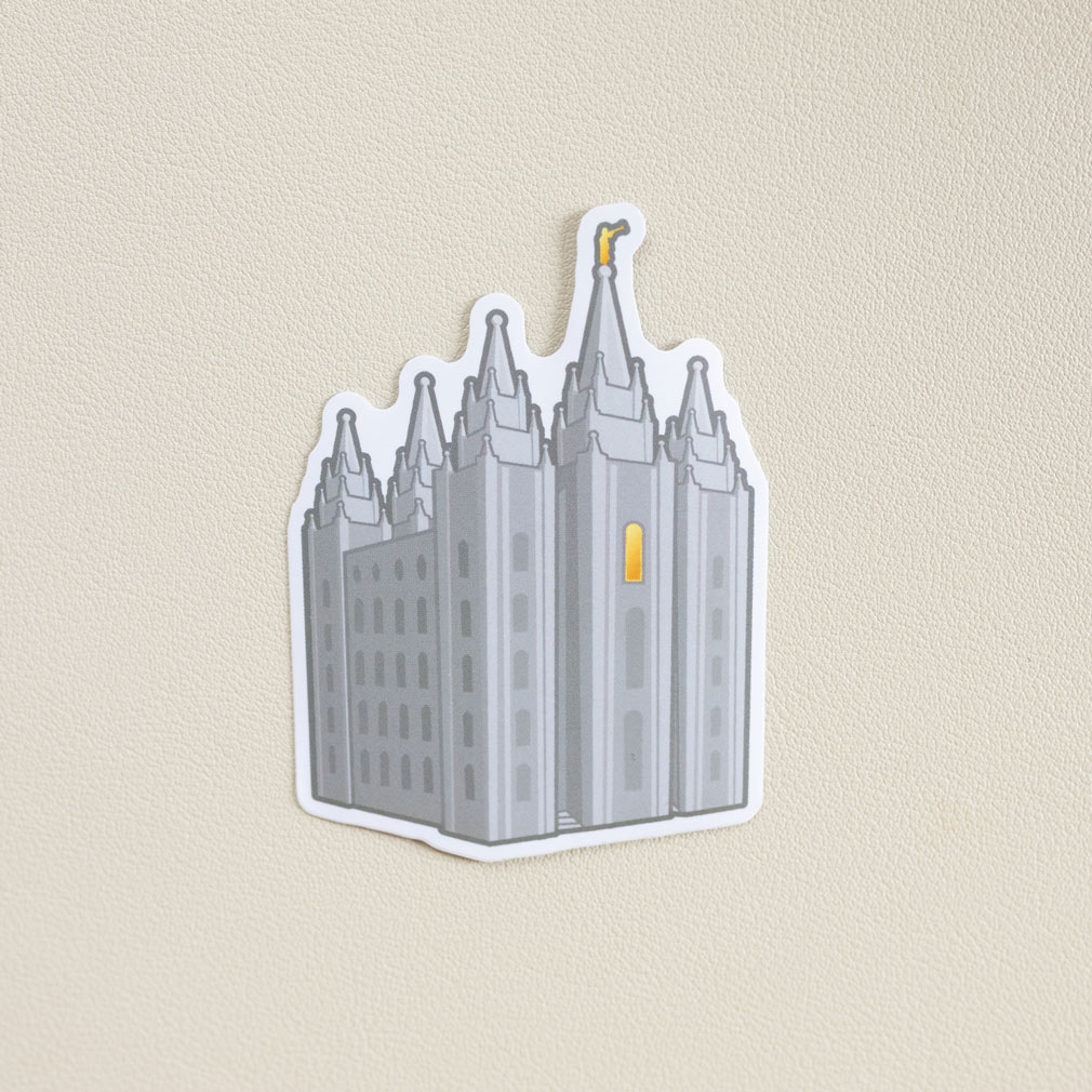 Salt Lake Temple Vinyl Sticker - LDP-VS-TEMPLE