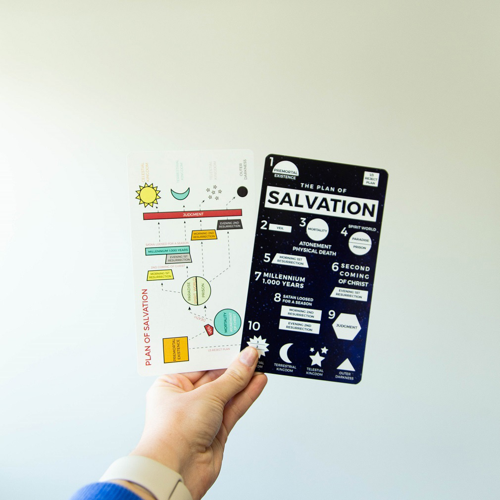 Plan of Salvation Bookmark - Galaxy - LDP-POSBKMKGALAXY