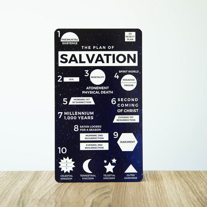Plan of Salvation Bookmark - Galaxy - LDP-POSBKMKGALAXY