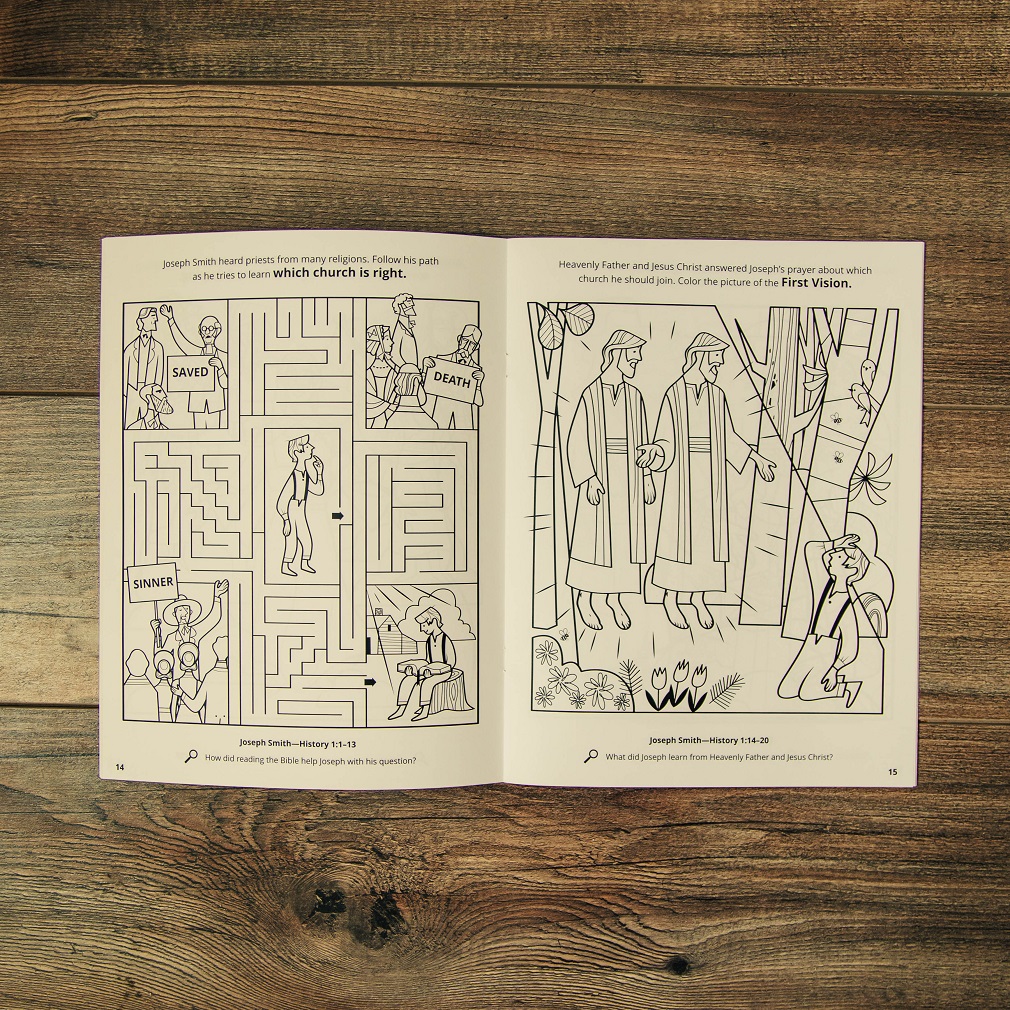 Scripture Stories Coloring Book: Pearl of Great Price - LDS-14676000