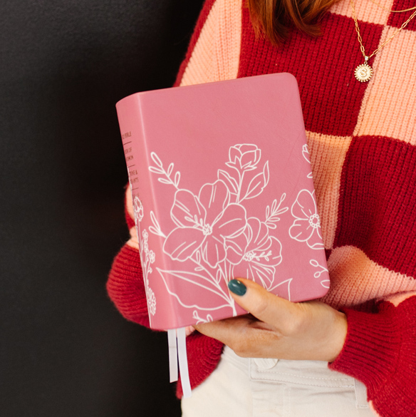 Hand-Bound Genuine Leather Quad - Wildflower Meadow (Various Colors) - LDP-HB-PRQ-WM