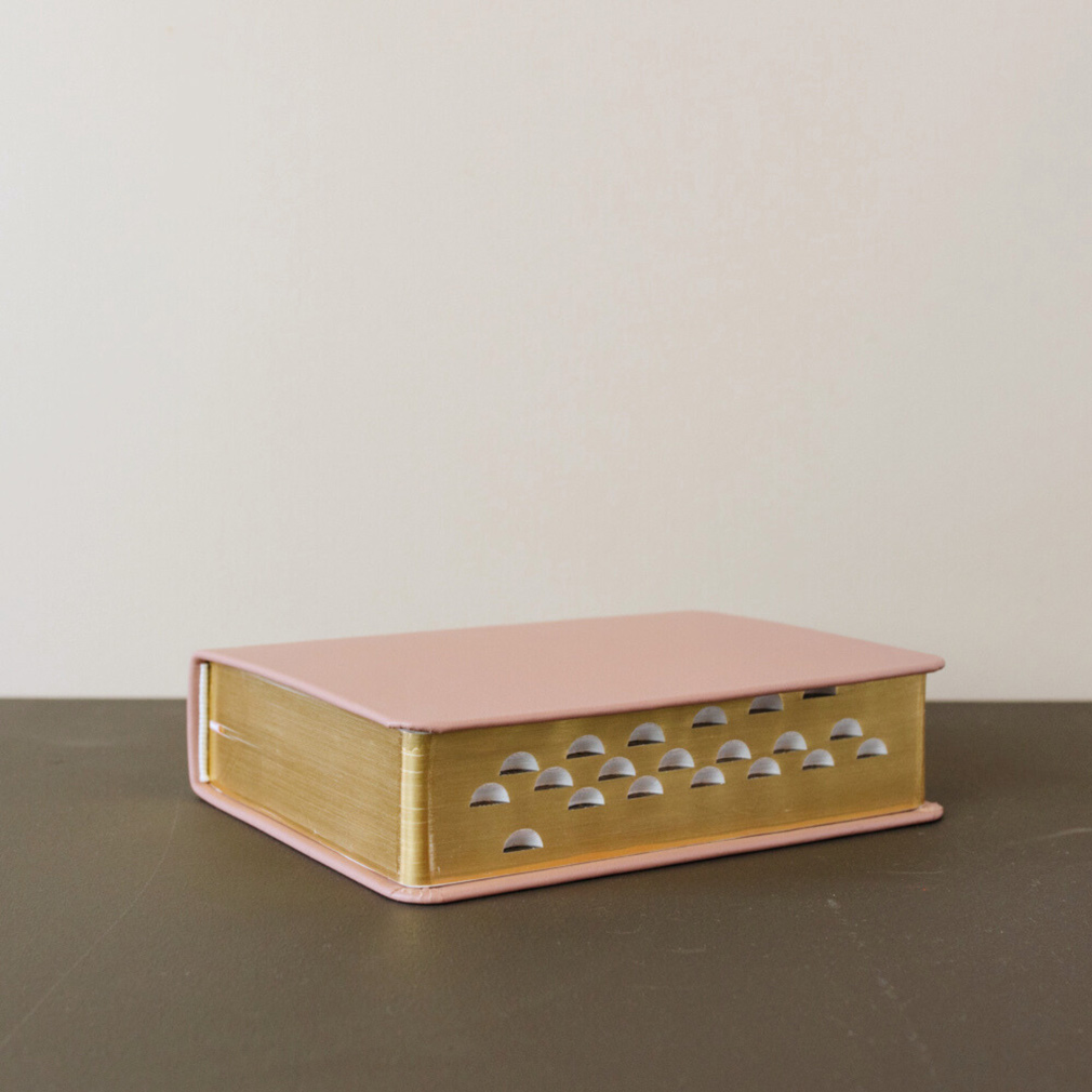 Hand-Bound Genuine Leather Bible - Blush Pink - LDP-HB-RB-BPK