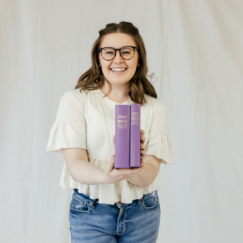 Hand-Bound Genuine Leather Triple - Lilac - LDP-HB-RT-LLC