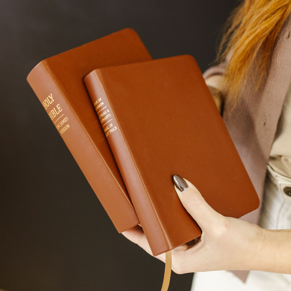 Hand-Bound Genuine Leather Triple - Rustic Brown - LDP-HB-RT-RBR