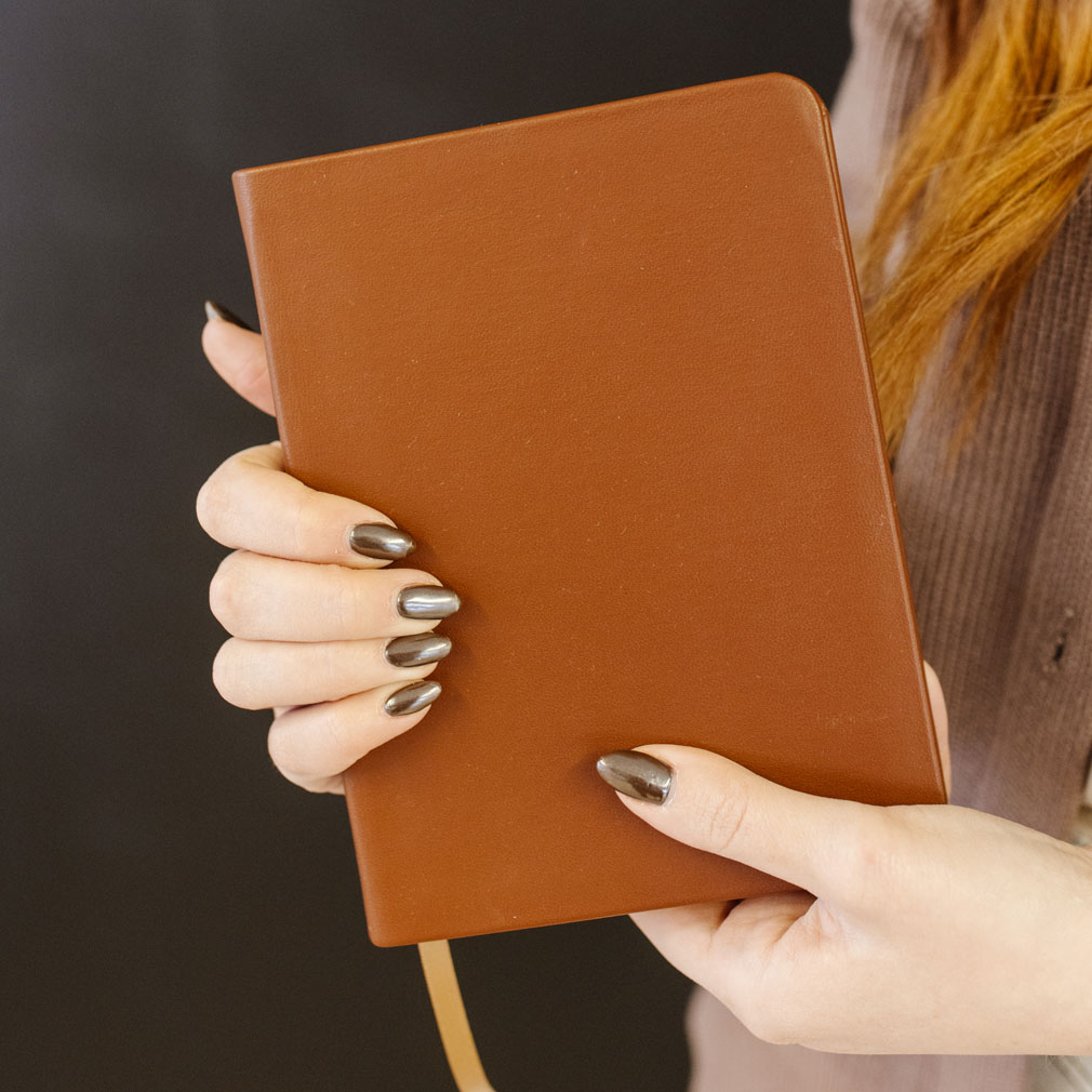 Hand-Bound Genuine Leather Triple - Rustic Brown - LDP-HB-RT-RBR
