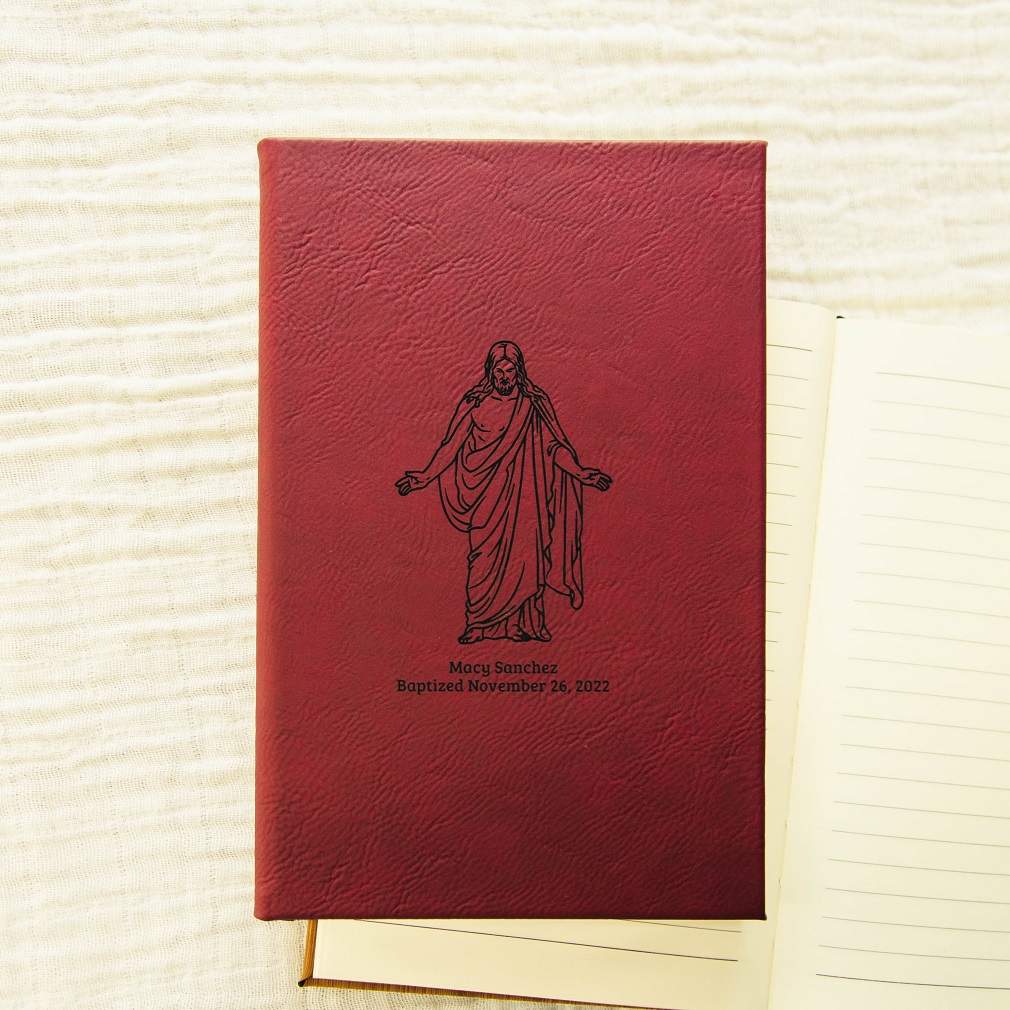 Personalized Baptism Journal - 8 Colors - LDP-JRN-BAPTISM