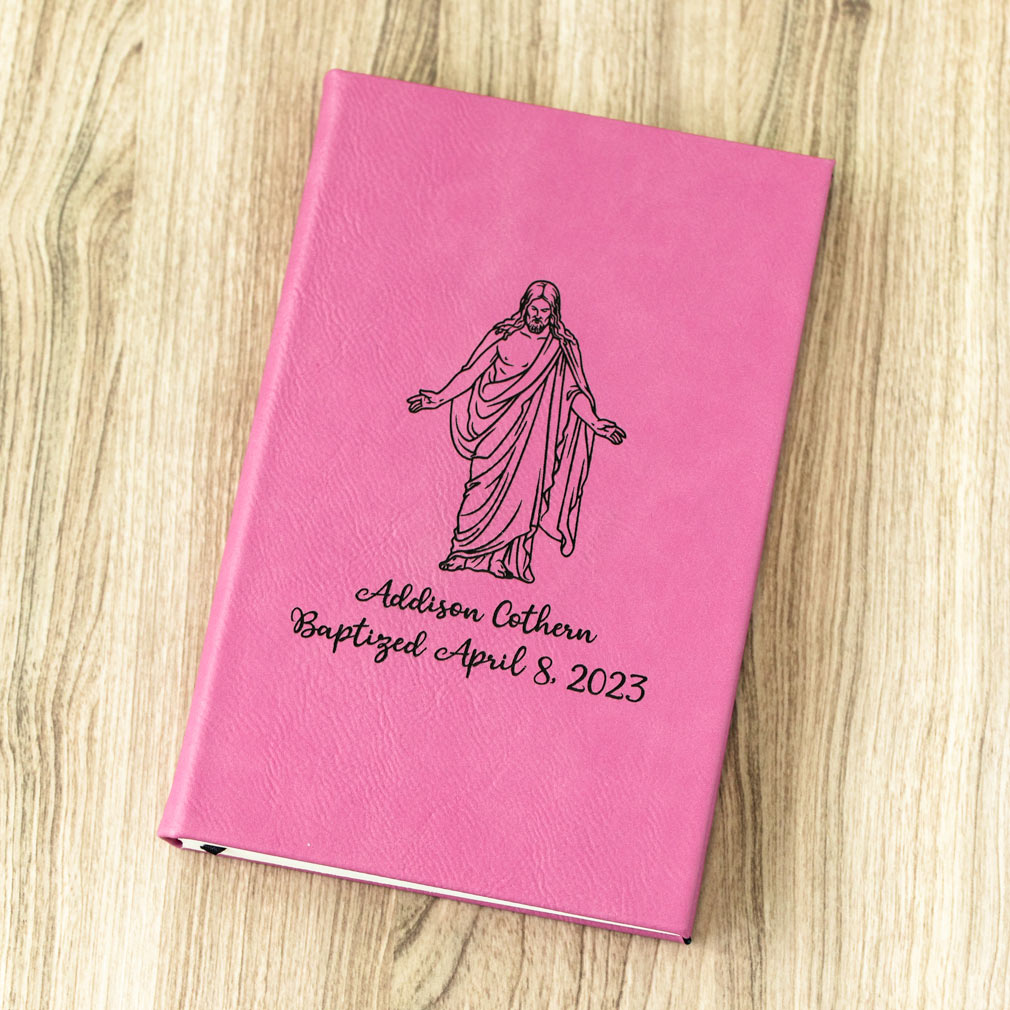 Personalized Baptism Journal - 8 Colors - LDP-JRN-BAPTISM