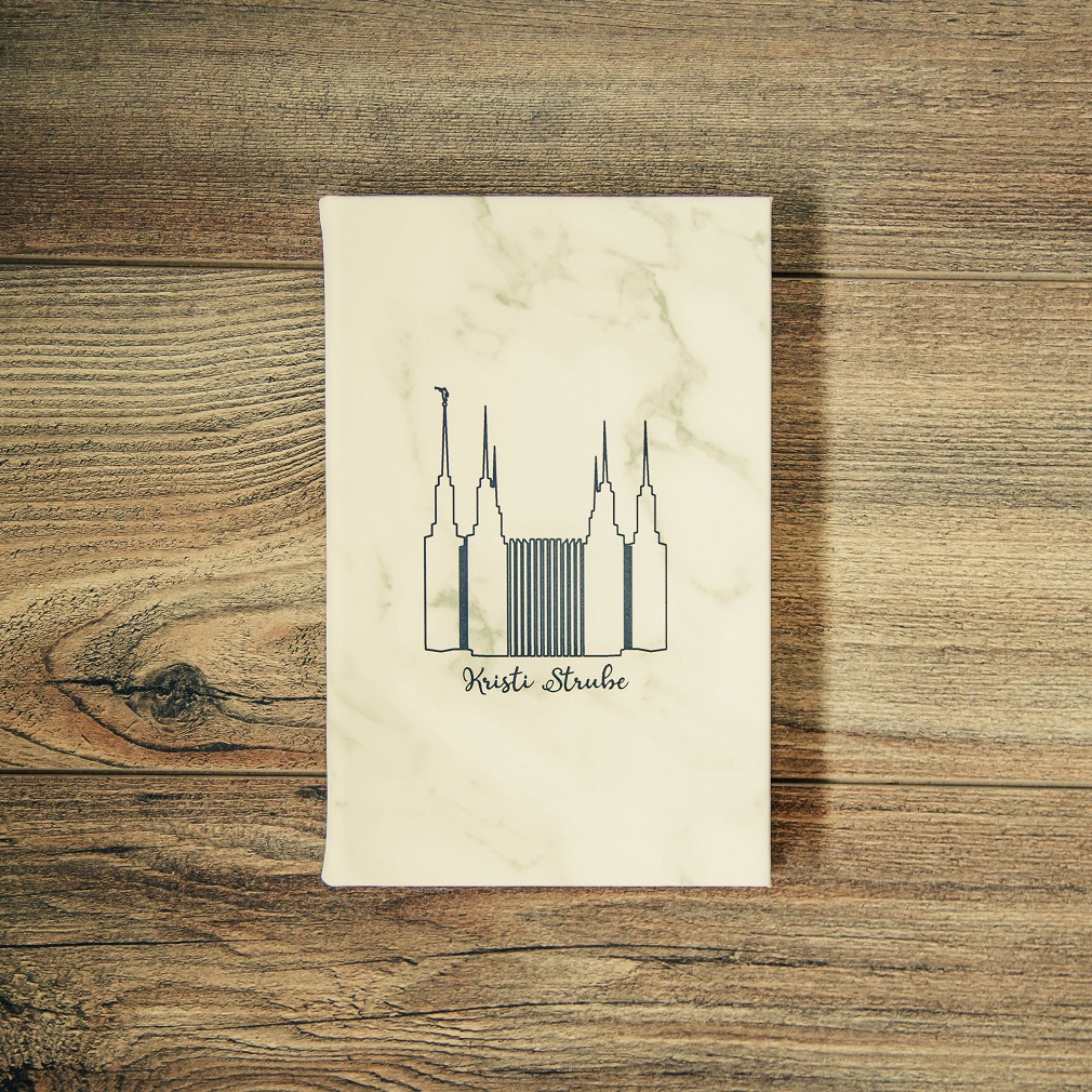 Personalized Temple Journal - 8 Colors - LDP-JRN-TEMPLE