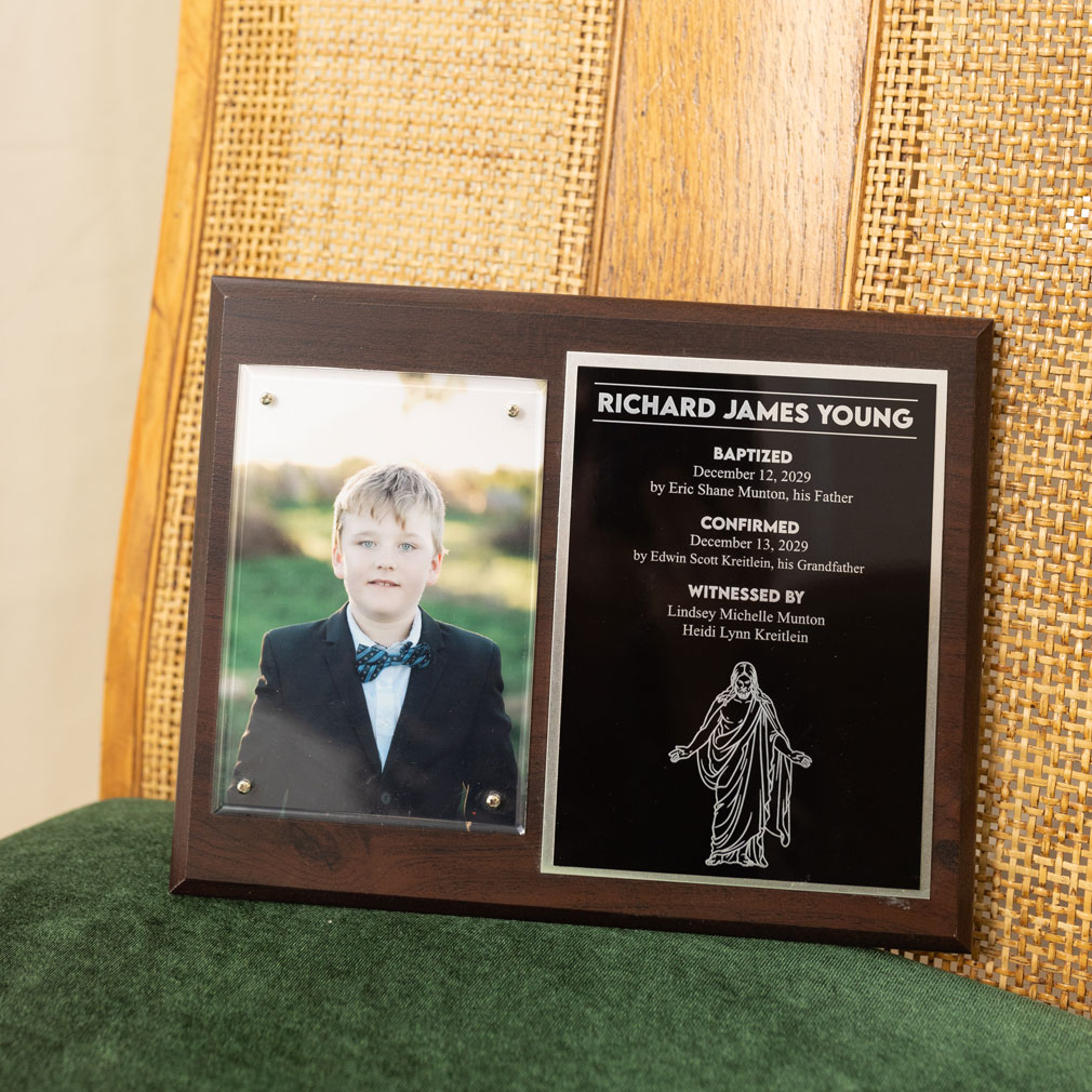 Boy's Baptism Plaque - LDP-BAPTPLQ-BOY