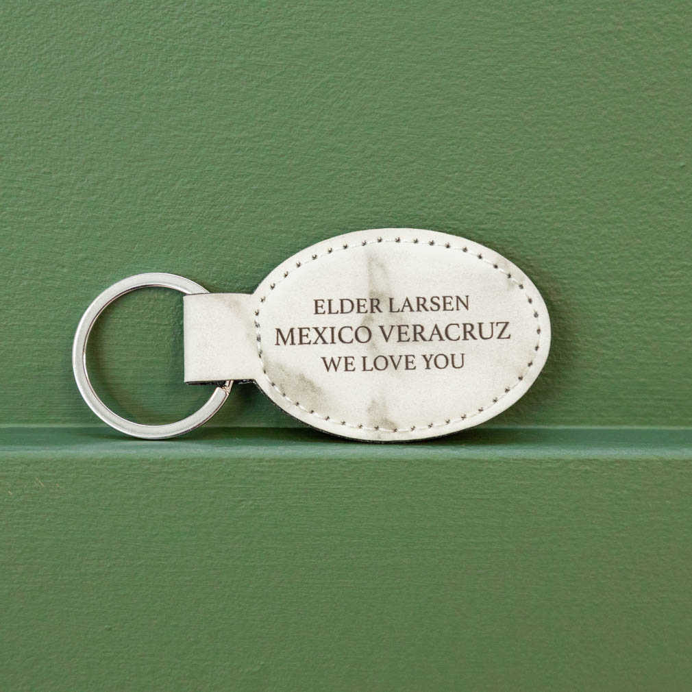 Missionary Tag Leatherette Keychain - LDP-LKC-MTG