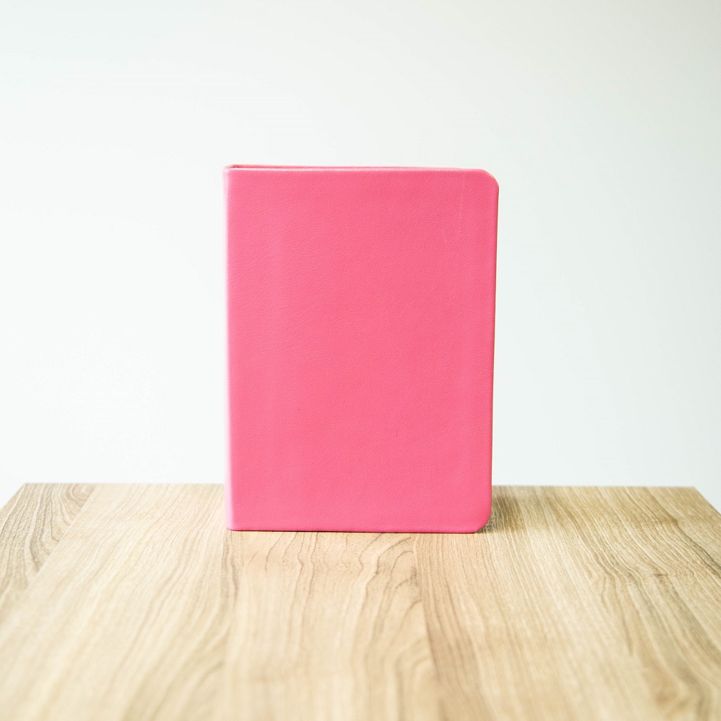 Pre-Made Hand-Bound Genuine Leather Quad - Pink - LDP-HB-RQ-PNK-PM