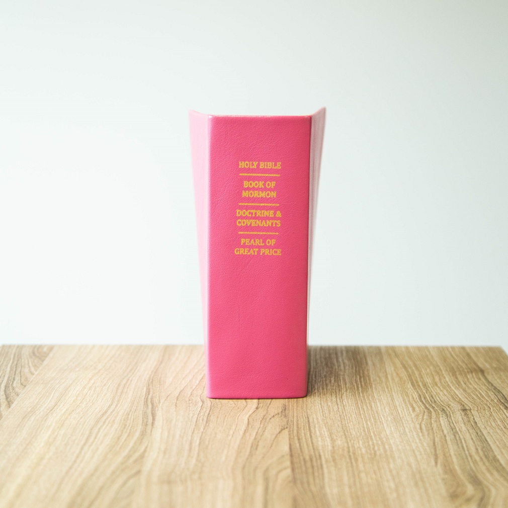 Pre-Made Hand-Bound Genuine Leather Quad - Pink - LDP-HB-RQ-PNK-PM