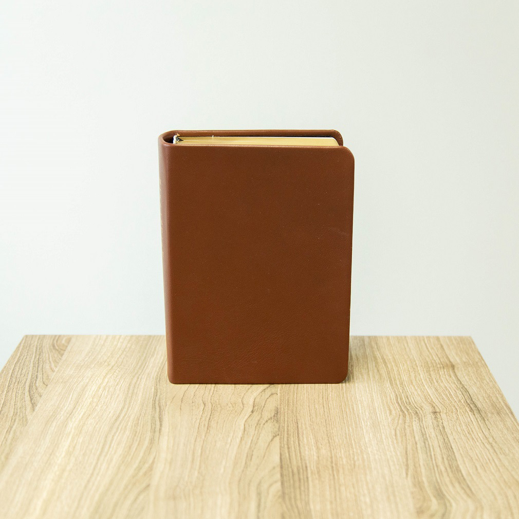 Hand-Bound Genuine Leather Quad - Rustic Brown - LDP-HB-RQ-RBR